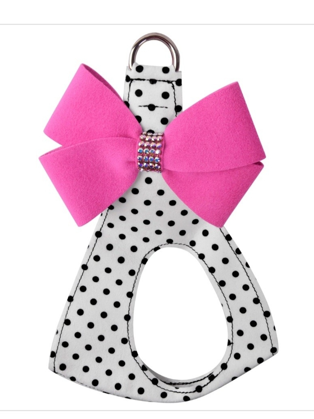 Susan Lanci Pink Sapphire Neouveau Bow Aurora Borealis Giltmore Step In Harness.